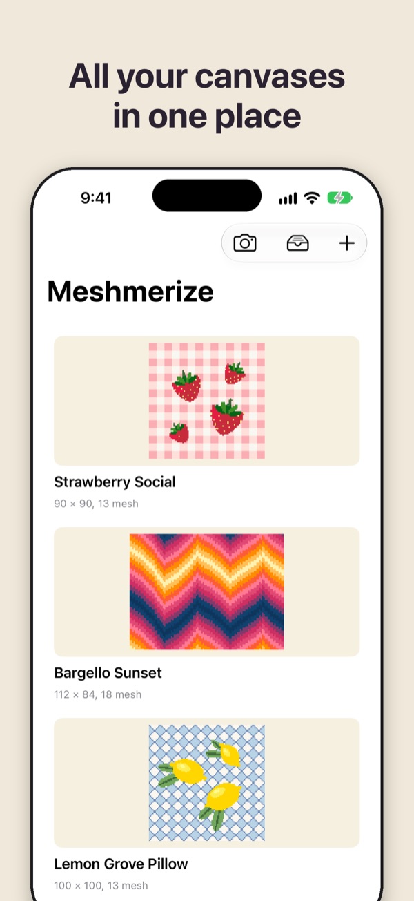 All your canvases in one place